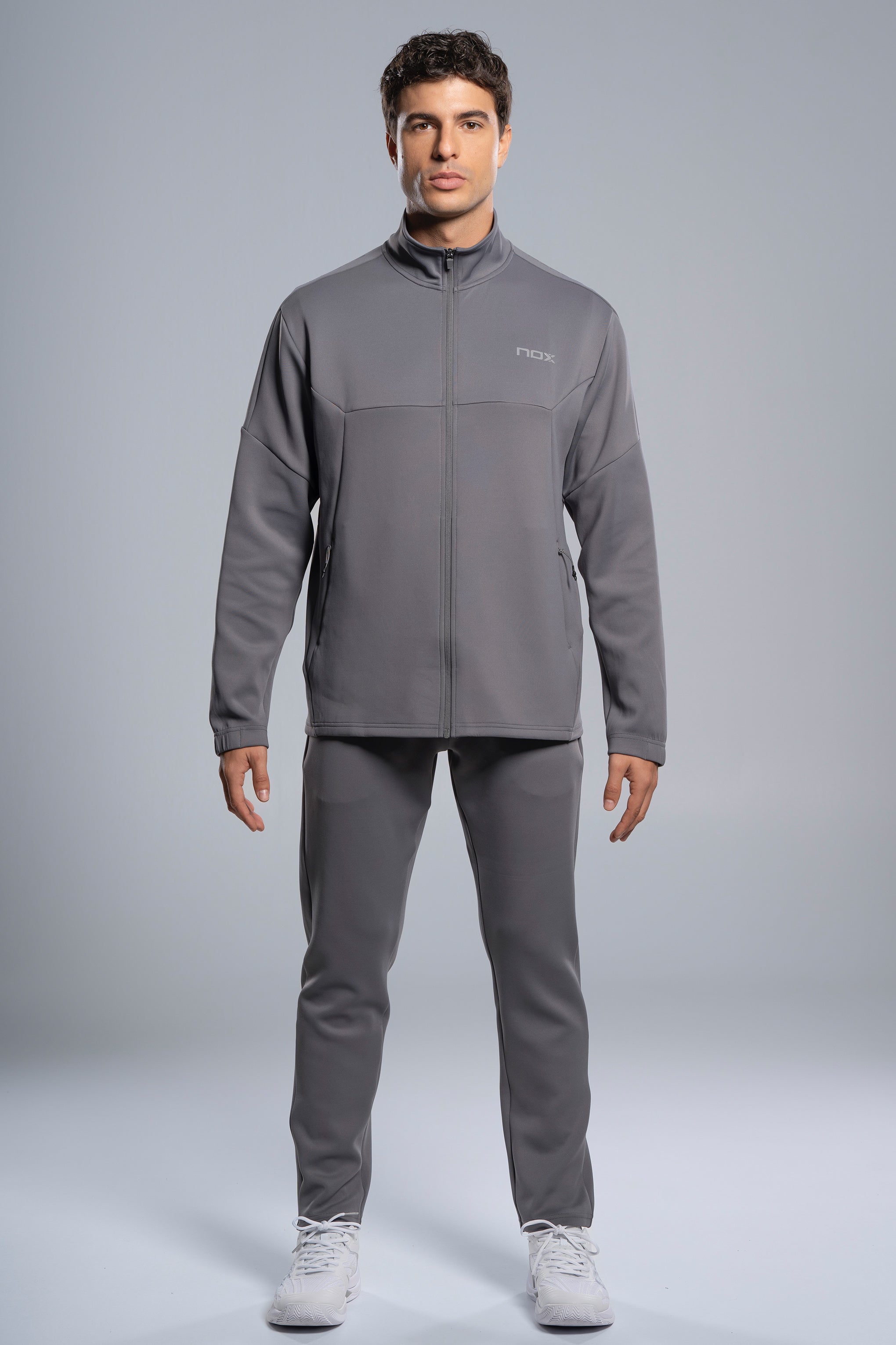 Chaqueta Deportiva hombre TEAM gris luna