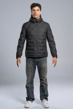 Chaqueta acolchada TEAM negro para hombre