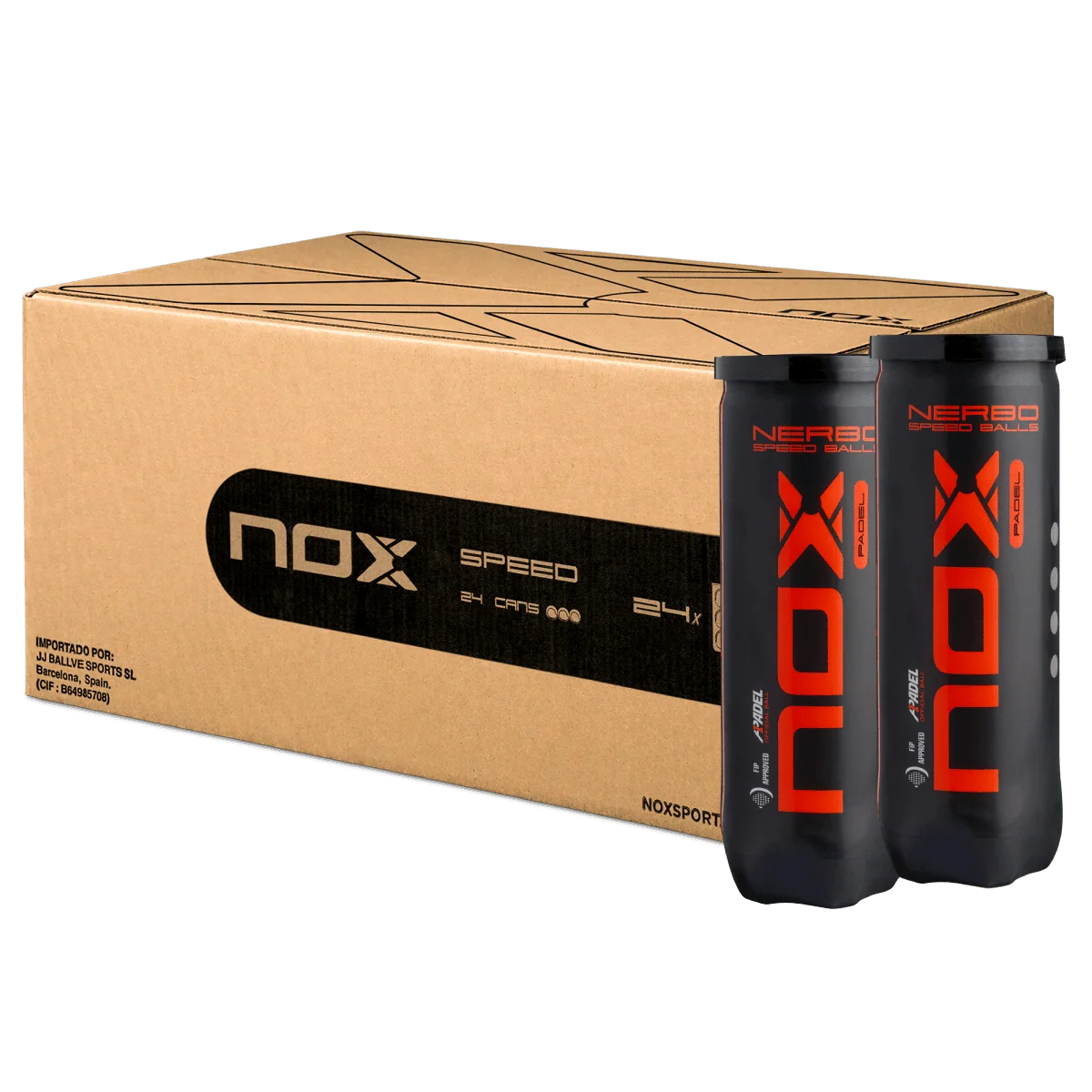 Cajón bolas NERBO 24 botes de 3 unidades - NOX