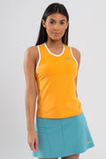 Camiseta de tirantes mujer PRO naranja
