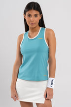 Camiseta de tirantes mujer PRO turquesa