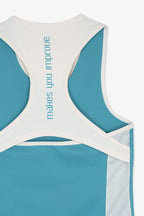 Camiseta de tirantes mujer PRO turquesa