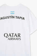 Camiseta Sponsors AT10 Blanco de Agustín Tapia