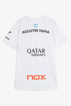 Camiseta Sponsors AT10 Blanco de Agustín Tapia