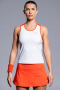 Camiseta Tirantes Mujer TEAM Blanco/Rojo