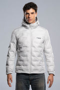 Chaqueta acolchada TEAM gris para hombre