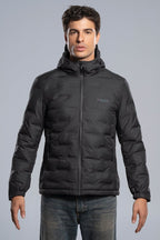 Chaqueta acolchada TEAM negro para hombre