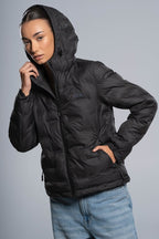 Chaqueta acolchada TEAM negro para mujer