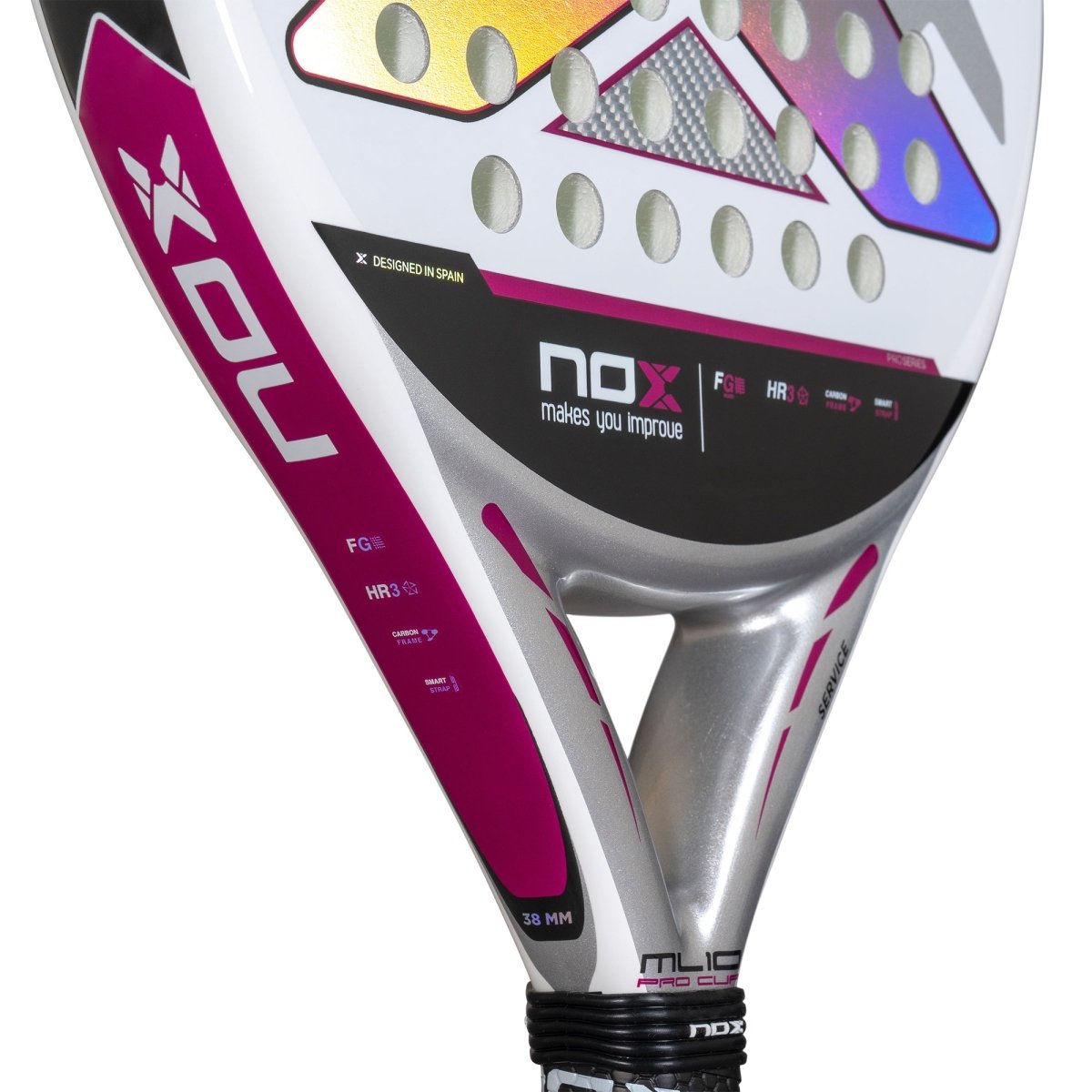 PALA ML10 PRO CUP SILVER BY MIGUEL LAMPERTI - NOX2025Palas
