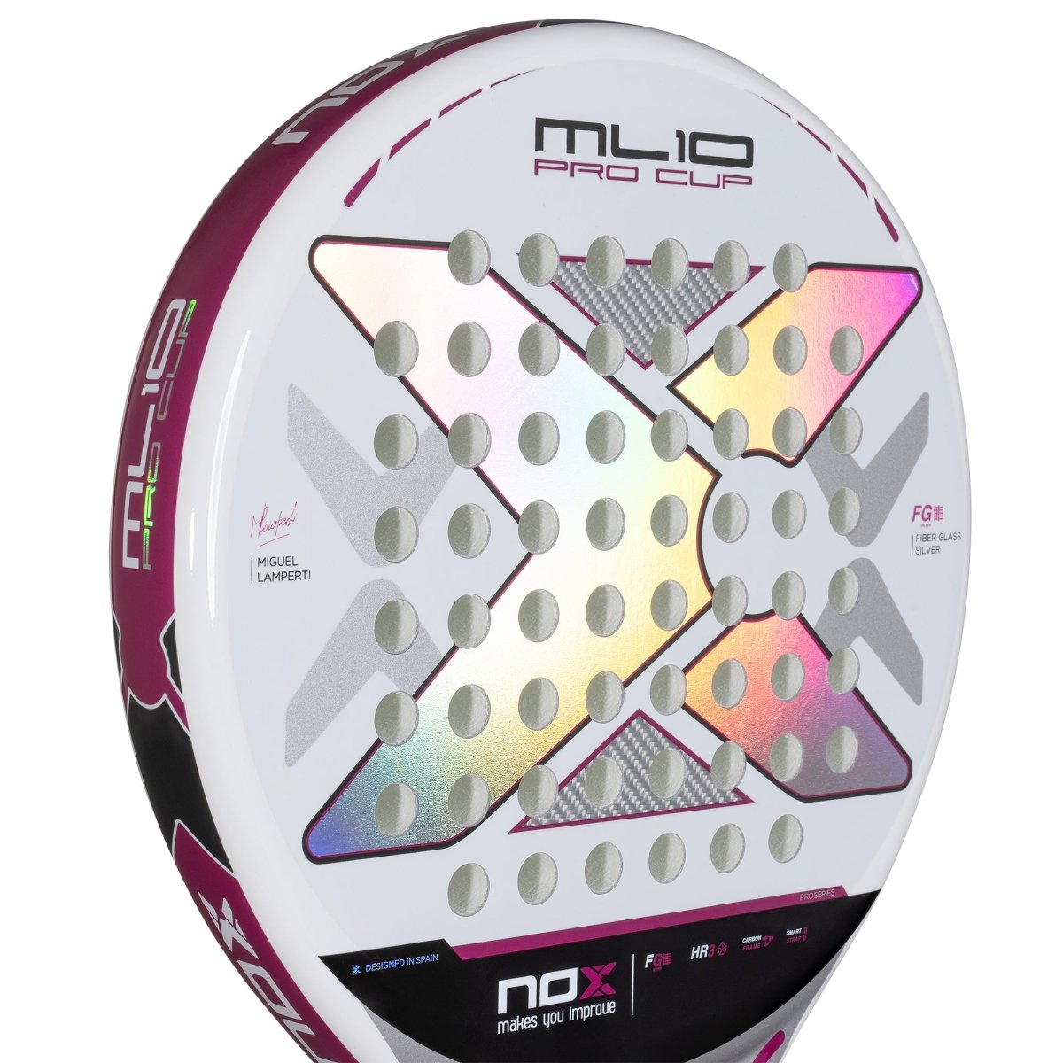 PALA ML10 PRO CUP SILVER BY MIGUEL LAMPERTI - NOX2025Palas