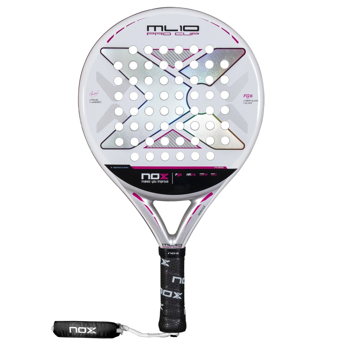 PALA ML10 PRO CUP SILVER BY MIGUEL LAMPERTI - NOX2025Palas