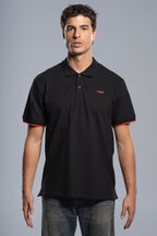 Polo CORP negro para hombre