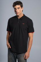 Polo CORP negro para hombre