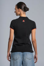 Polo CORP negro para mujer