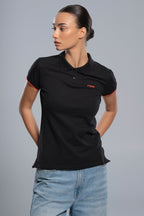 Polo CORP negro para mujer