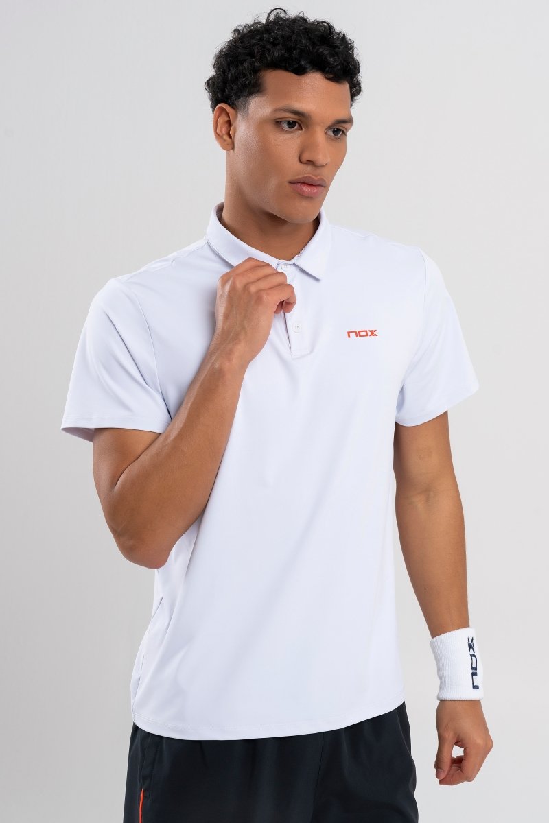 Polo deportivo hombre TEAM blanco