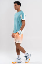 Pantalón corto deportivo hombre PRO naranja