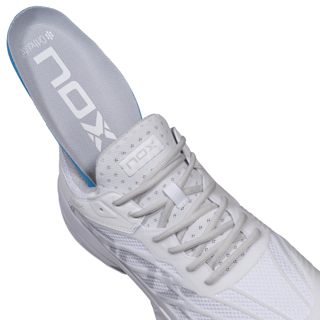 Zapatillas de Pádel AT10 LUX Blanco/Gris