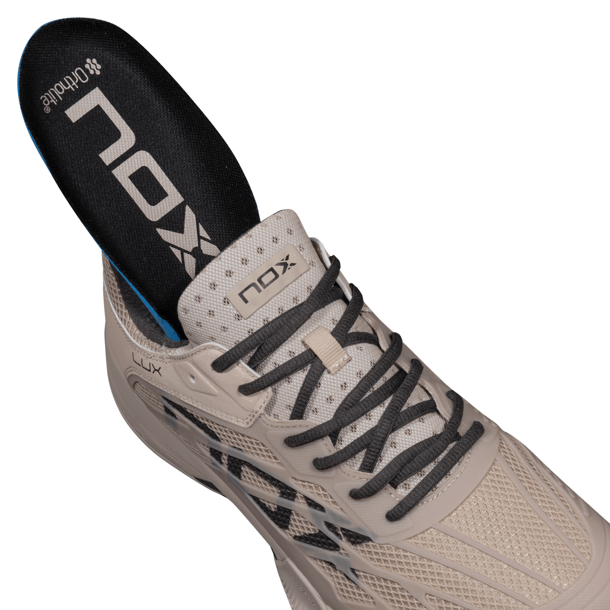 Zapatillas de Pádel AT10 LUX Gris/Negro