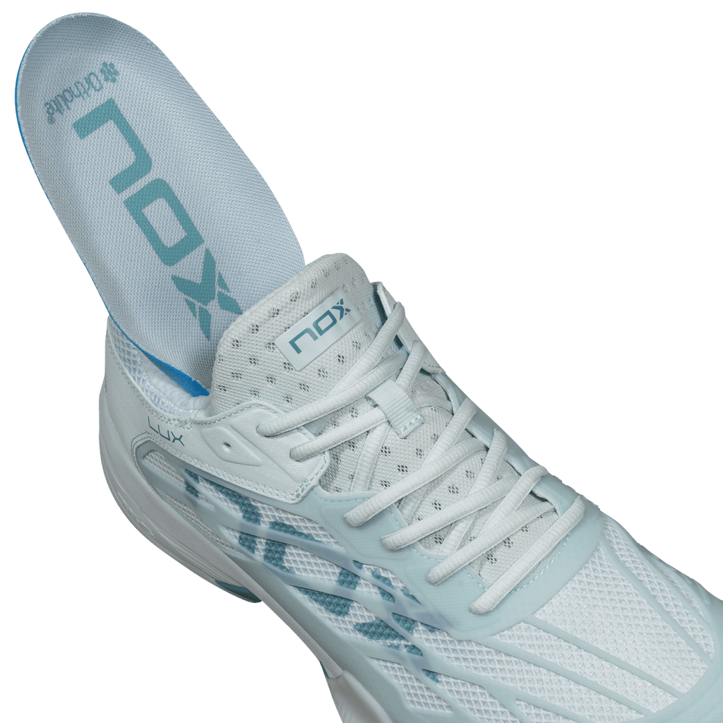 Zapatillas de Pádel AT10 LUX Morning Mist/Turquoise