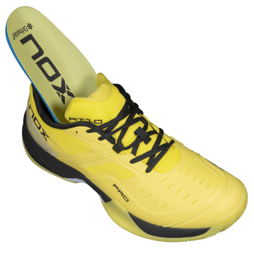 Zapatillas de Pádel AT10 PRO Amarillo verano/Negro
