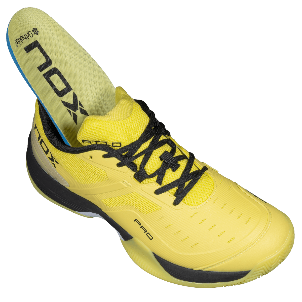 Zapatillas de Pádel AT10 PRO Amarillo verano/Negro