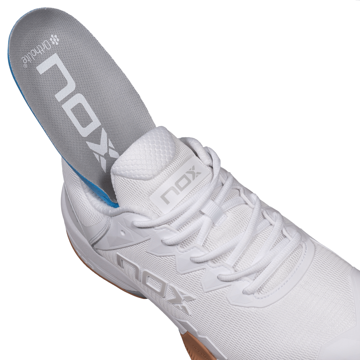 Zapatillas de Pádel ML10 HEXA Blanco/Suela Caramelo