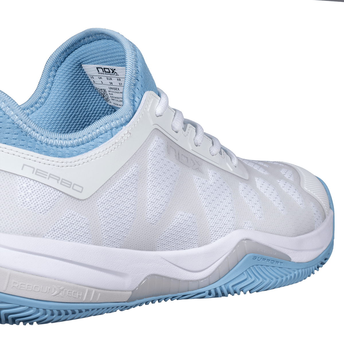 Zapatillas de Pádel NERBO Blanco/Azul Atardecer