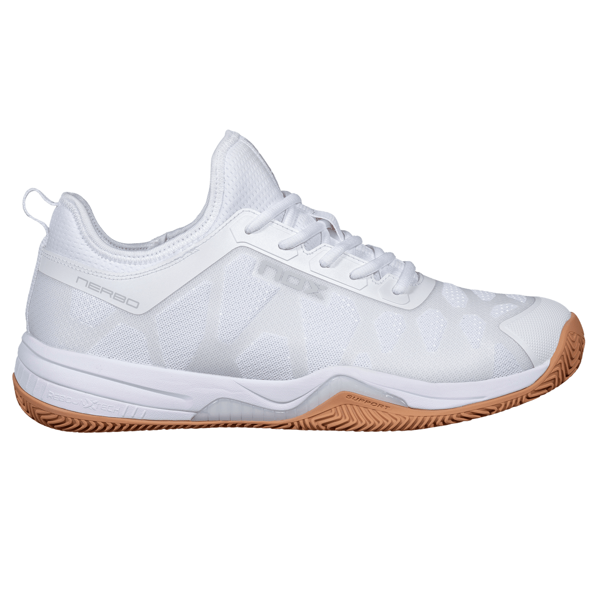 Zapatillas de Pádel NERBO Blanco/Suela Caramelo