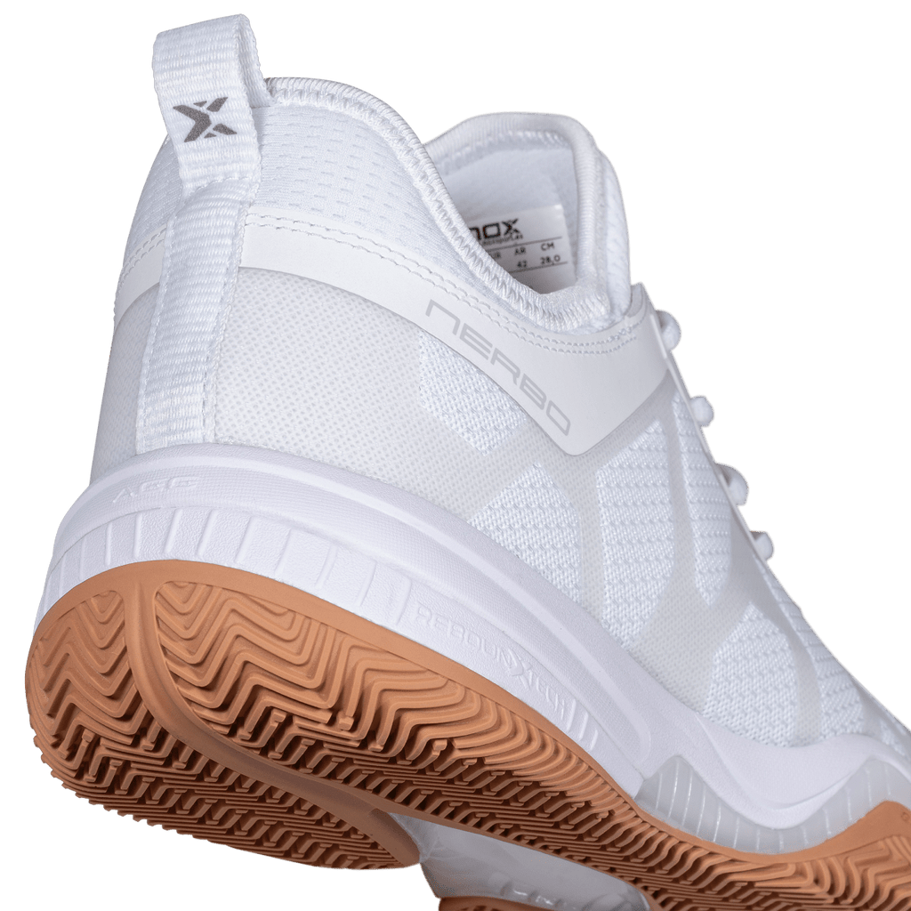Zapatillas de Pádel NERBO Blanco/Suela Caramelo
