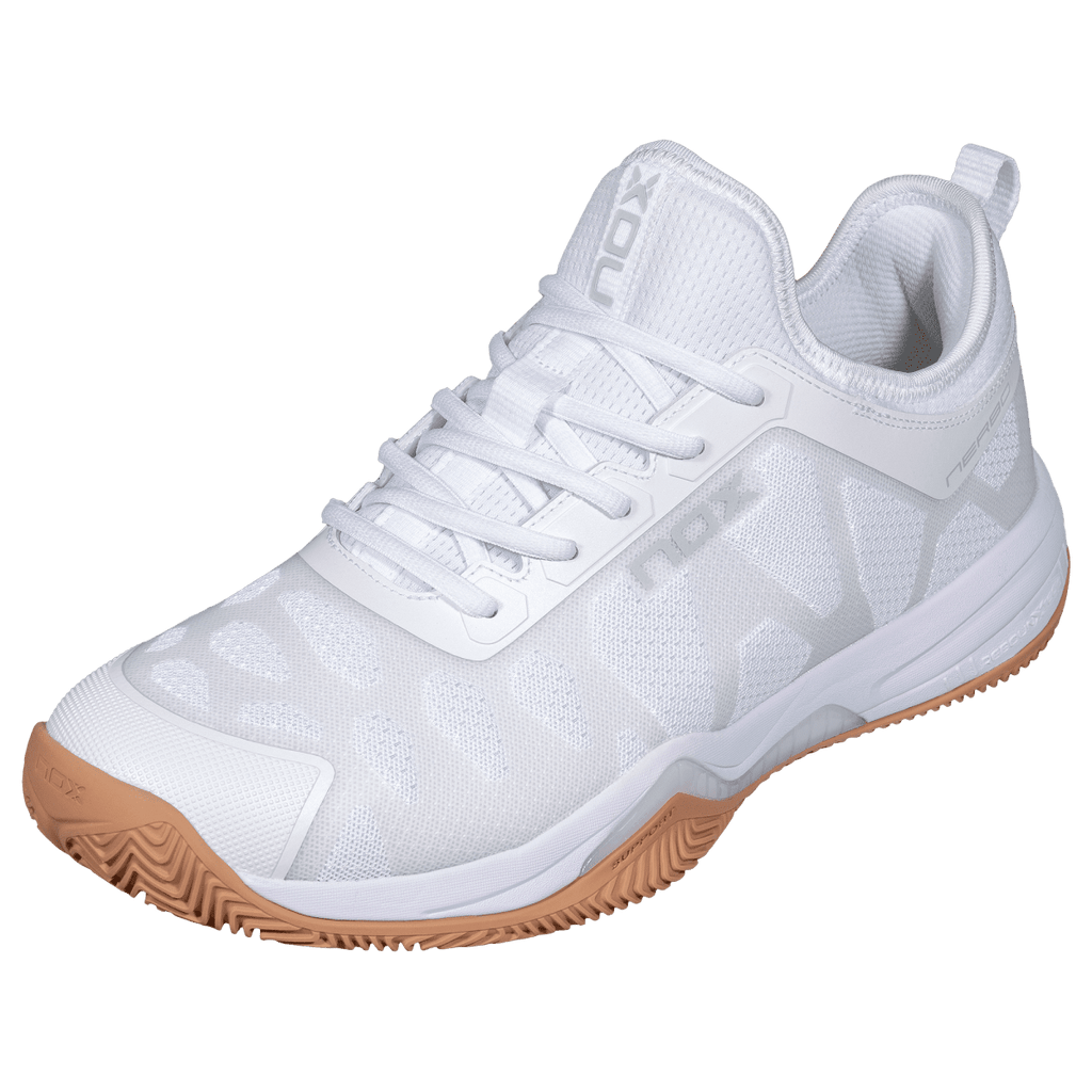 Zapatillas de Pádel NERBO Blanco/Suela Caramelo