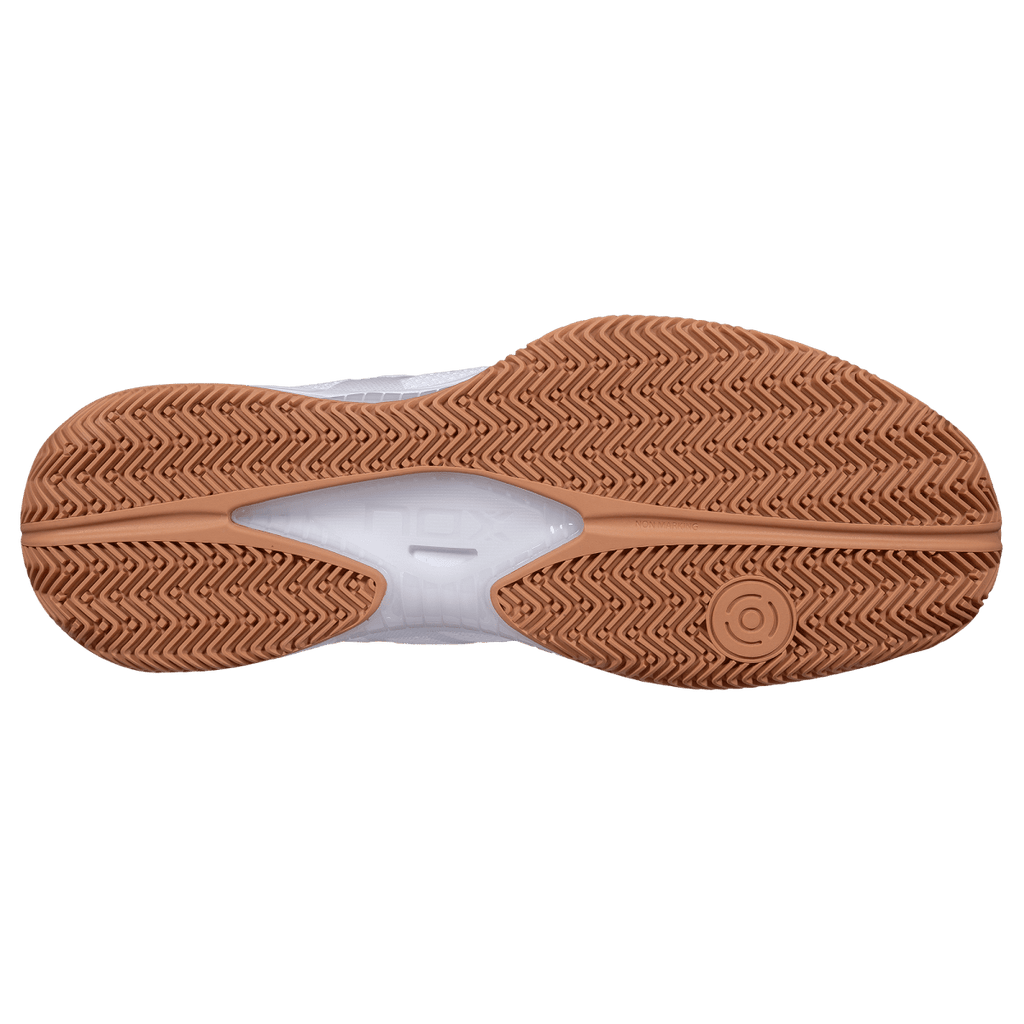 Zapatillas de Pádel NERBO Blanco/Suela Caramelo