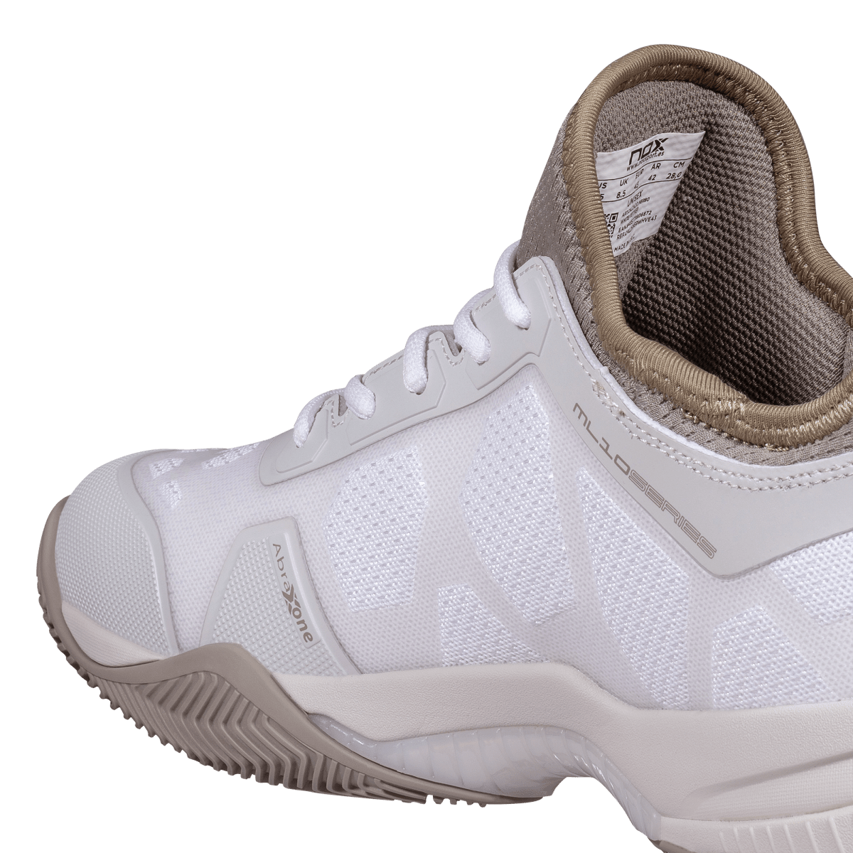 Zapatillas de Pádel NERBO Blanco/Verde Vetiver
