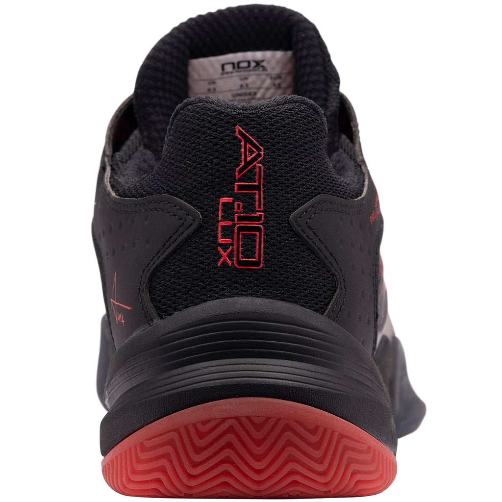 Zapatillas de pádel AT10 LUX Negro/Rojo