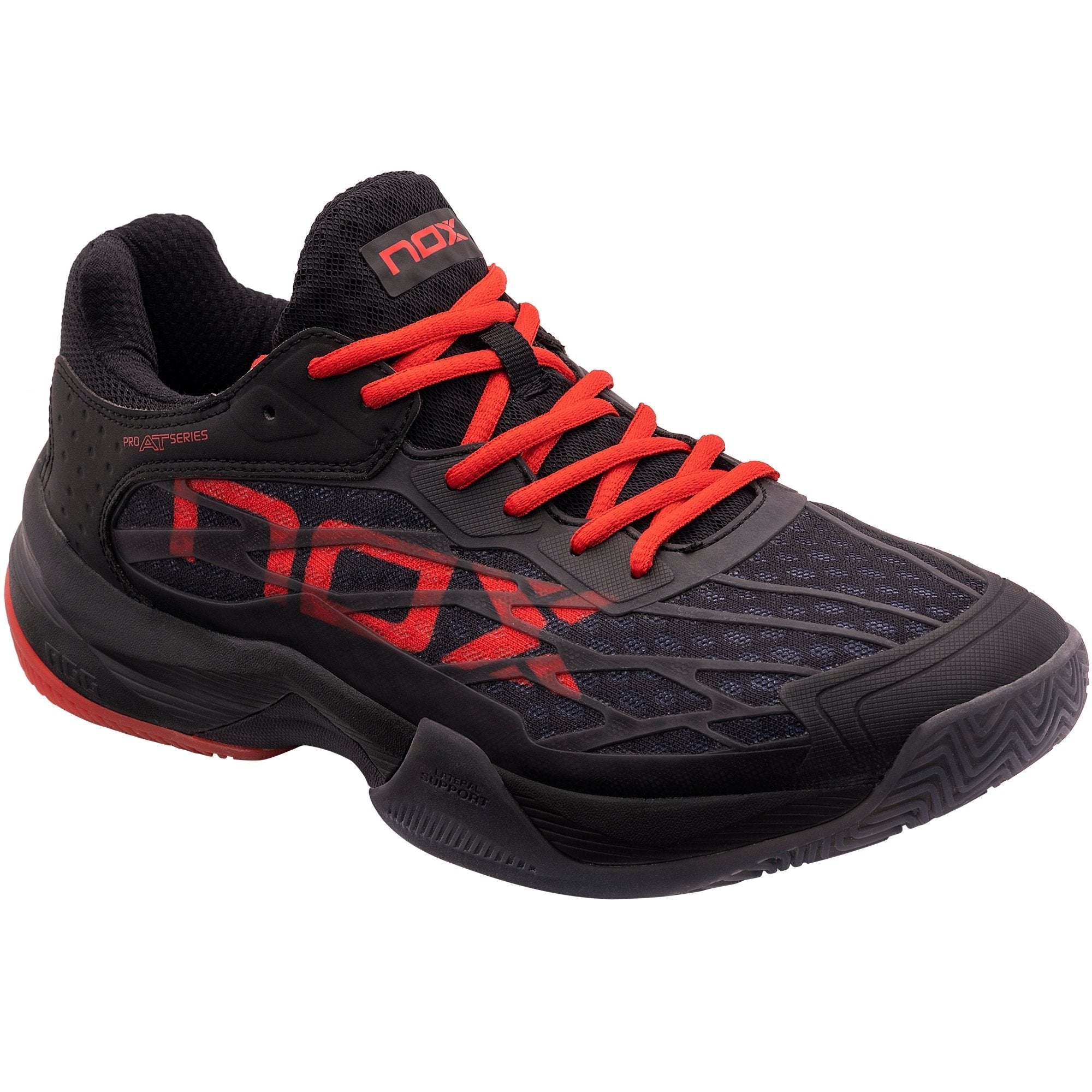 Zapatillas de pádel AT10 LUX Negro/Rojo
