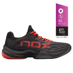 Zapatillas de pádel AT10 LUX Negro/Rojo