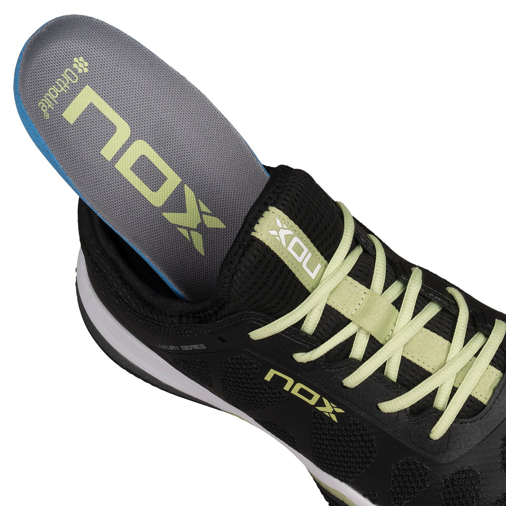 Zapatillas de pádel NERBO Negro/Lima Suave